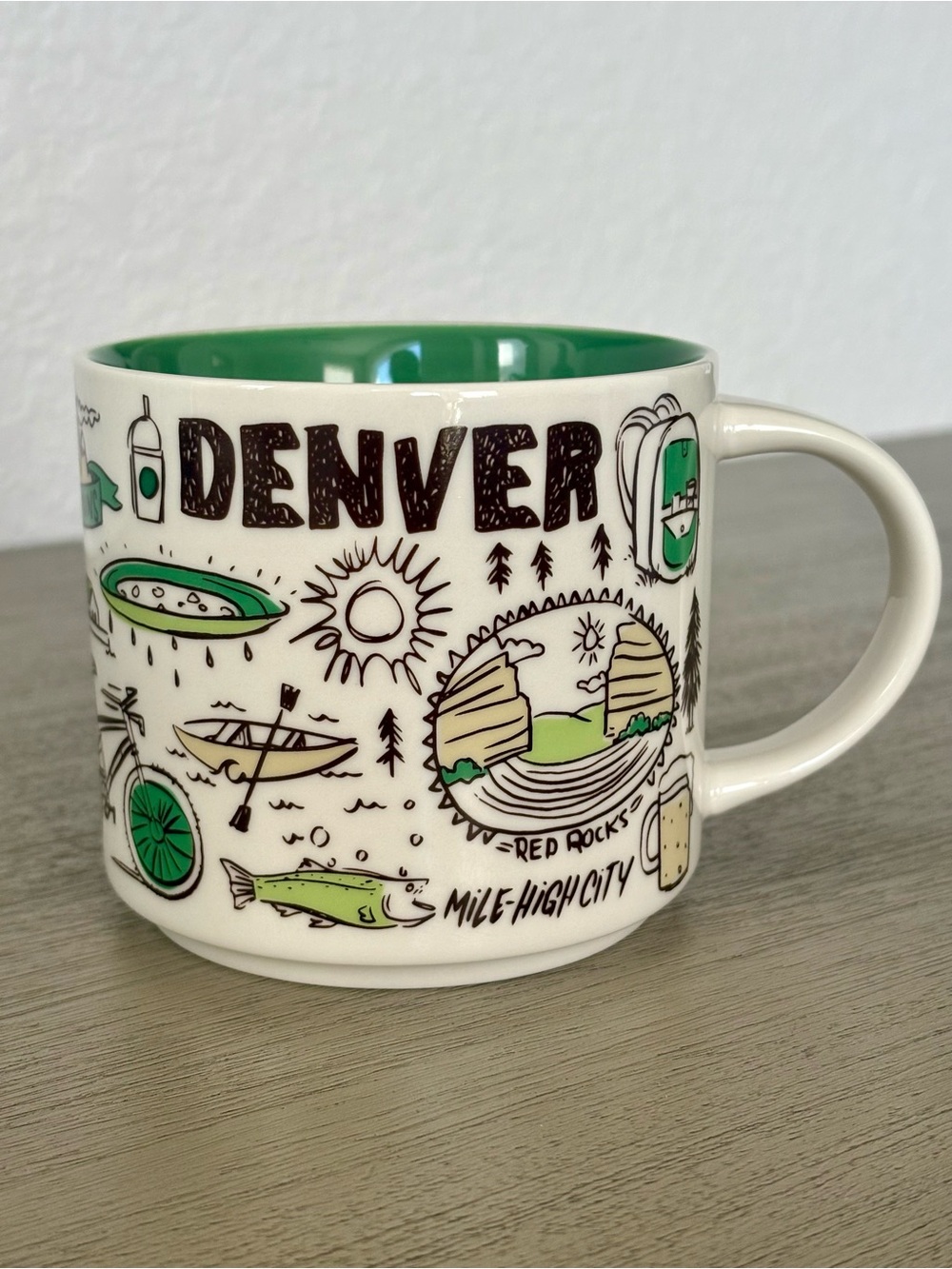 NWOB Starbucks Been There Series Mug Denver. 14 oz.